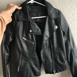 Faux Leather Jacket